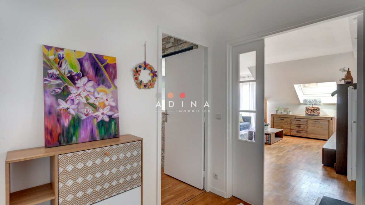 intérieur moderne et lumineux d'un appartement à le plessis robinson.
