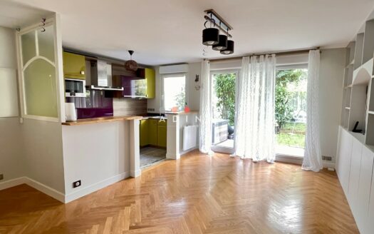 Appartement 3 pièces   60 m2 avec terrasse et jardin