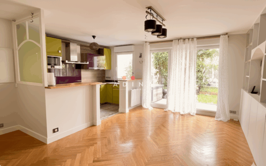 Appartement 3 pièces   60 m2 avec terrasse et jardin