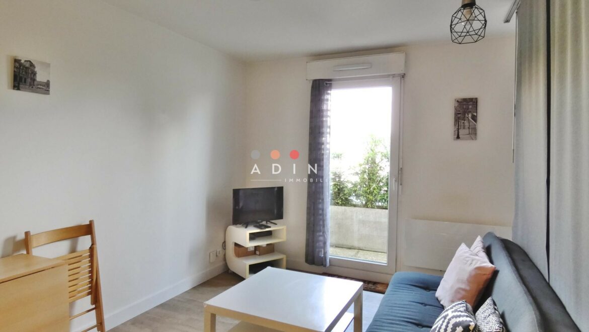 Salon moderne avec canapé et table basse au Plessis-Robinson.